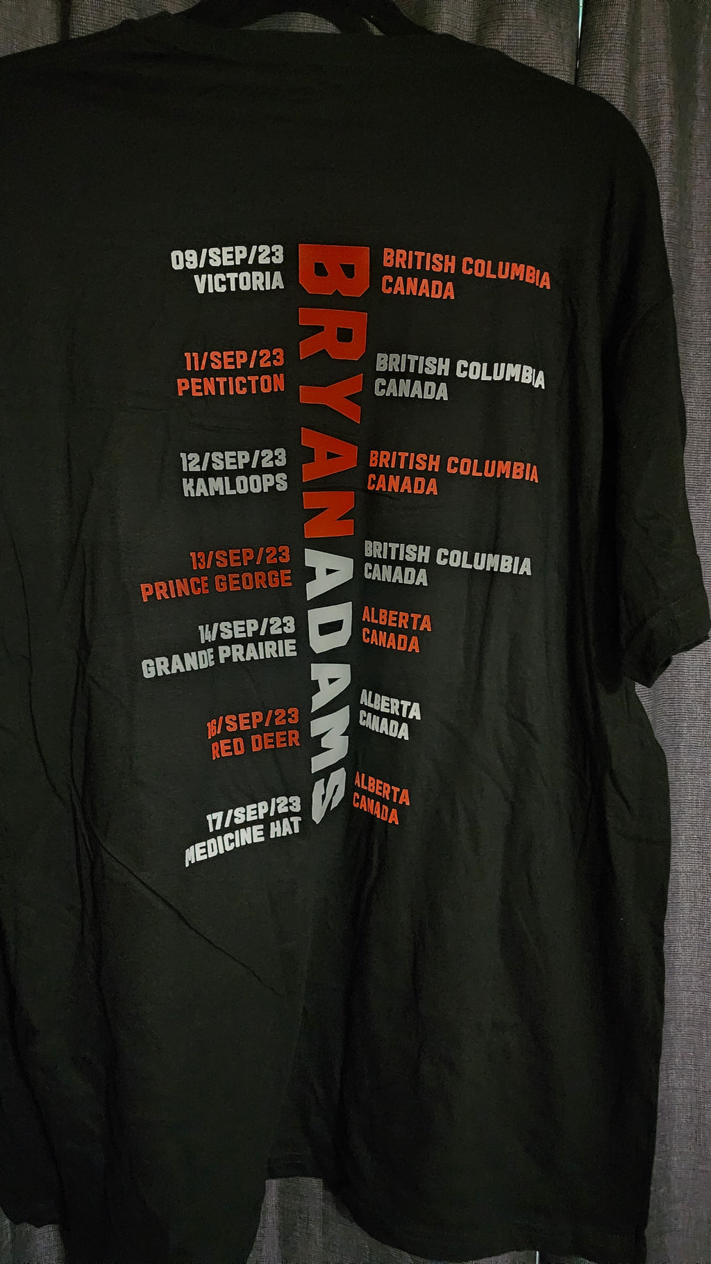 Bryan Adams t-shirt